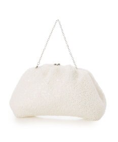 UNBILLION カシュカシュ cachecache / パール調ビーズ口金バッグ