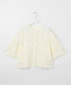 自由区 S 【洗える】フルールコードレース ブラウス