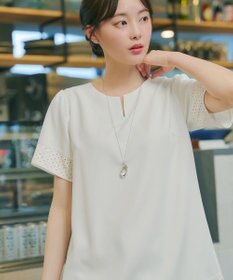 Tiaclasse 裾レース切替チュニック