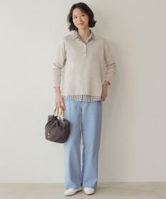 J.PRESS LADIES S リネンコットンコード ポロ ニット