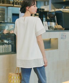 Tiaclasse 裾レース切替チュニック