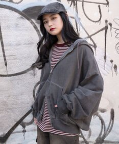 WEGO 【ユニセックス着用ITEM/MLサイズ展開】バルーンBIGダブルZIPパーカー