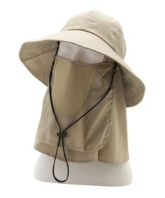 MOONBAT 【遮光100％/UVカット100％】フワクール (Fuwacool)  日差しを完全遮断バッククロスハット　遮光100　UV100