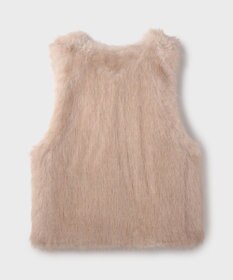 GRACE CONTINENTAL フェイクフォックスファ－ベスト