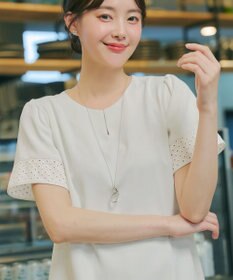 Tiaclasse 裾レース切替チュニック