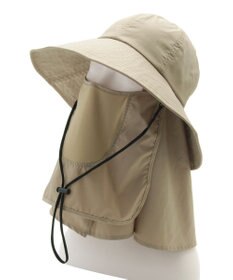 MOONBAT 【遮光100％/UVカット100％】フワクール (Fuwacool)  日差しを完全遮断バッククロスハット　遮光100　UV100