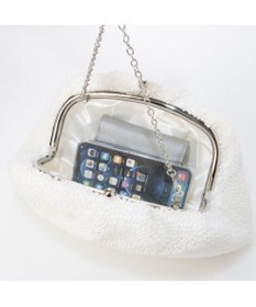 UNBILLION カシュカシュ cachecache / パール調ビーズ口金バッグ