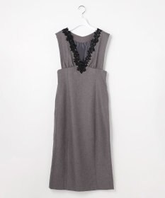 Feroux 美シルエットレース ジャンパースカート