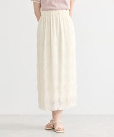 earth music&ecology マジョリカプリーツナロースカート