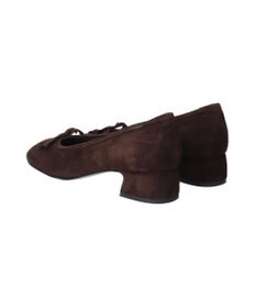 INTER-CHAUSSURES 【FABIO RUSCONI】オブリークトウリボンパンプス