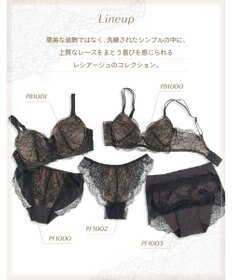 Wing Wing Lesiage 【1000シリーズ】 3/4カップブラ PB1000 ウイング／ワコール