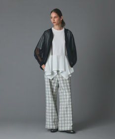 GRACE CONTINENTAL ペプラムカットトップ
