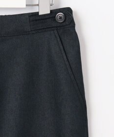 J.PRESS LADIES 【WEB限定・洗える】シャンブレーサテン テーパード パンツ