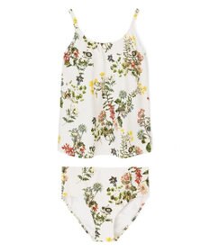 San-ai Resort（三愛水着楽園） ショルダードレス３点セット　13L・15L　【Coral veil（コーラルヴェール）】