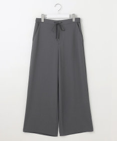 J.PRESS LADIES L 【洗える・吸水速乾・接触冷感・セットアップ対応】Light ジョーゼット ワイド パンツ