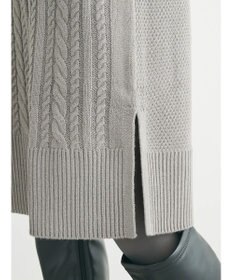 Green Parks ケーブルニットミニワンピース