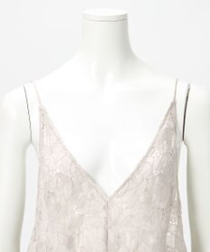 23区 【GOLD LABEL/見上愛さん着用】BROCHEレース キャミソール ワンピース