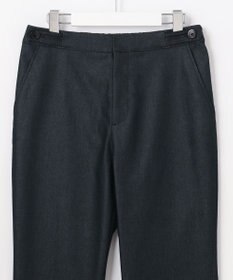 J.PRESS LADIES 【WEB限定・洗える】シャンブレーサテン テーパード パンツ