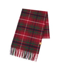 MOONBAT WEB限定【洗える】ミエル (miel) カシミヤ100％ チェックマフラー