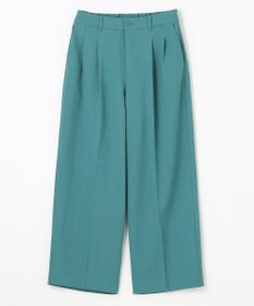 ANY 【洗濯機可能/ウエストゴム】美脚２タック ワイドパンツ