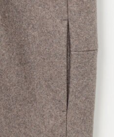 ANY スタンドカラーコクーンシルエットコート