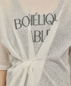 GRACE CONTINENTAL タックロゴTシャツ