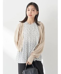 earth music&ecology シアーラメＶネックカーディガン