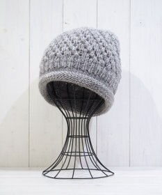 石田製帽 【防寒対策・日本製】ウールロールアップ ニット帽