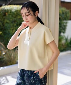 ANY ミラノリブニットポロ