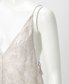 23区 【GOLD LABEL/見上愛さん着用】BROCHEレース キャミソール ワンピース