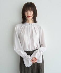 YECCA VECCA タックデザインブラウス