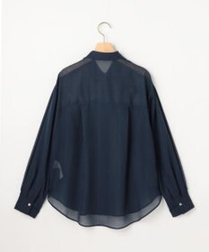 組曲 エアリーボイルシアー シャツ