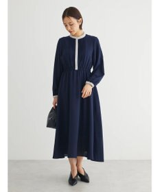 Green Parks ・ＥＬＥＮＣＡＲＥ　ＤＵＥ　バイカラーピンタックワンピ