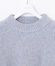 ANY SIS 【洗える】袖ケーブルショート ニット