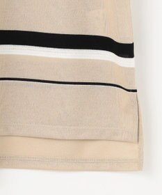 J.PRESS LADIES L パネルボーダー フレンチスリーブ カットソー