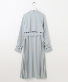 ANY SIS 【UVカット・花粉ガード】プリーツデザイントレンチ コート