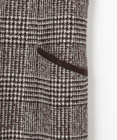 ウールシルクツイードグレンチェック ジャンパースカート / J.PRESS