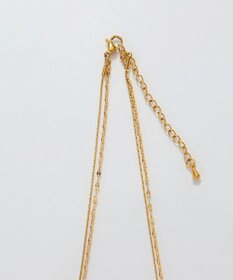 Phoebe 【金属アレルギー対応】ダブルチェーンネックレス　ゴールド/サージカルステンレス