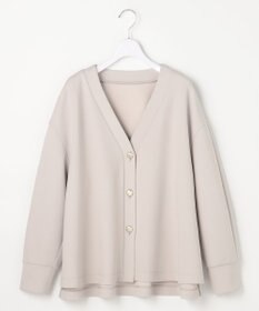 ANY SIS L カットジョーゼット カーディガン