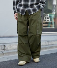 WEGO 【ユニセックス着用ITEM/SMLサイズ展開】イージーワイドカーゴパンツ