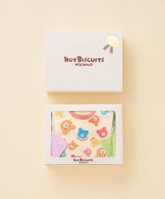MIKI HOUSE HOT BISCUITS 長袖Tシャツ＆お食事スタイセット【BOX付き】