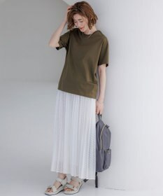 23区 シルキータッチ ベーシック Tシャツ