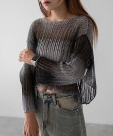 WEGO グラデーションニットプルオーバー