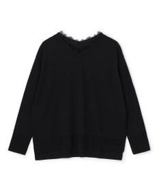 UNFILO マイビューティニット レースドッキング Vネック