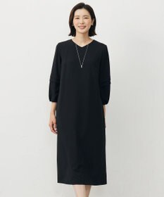 J.PRESS LADIES 【洗える・吸水速乾・接触冷感・セットアップ対応】Light ジョーゼット ワンピース