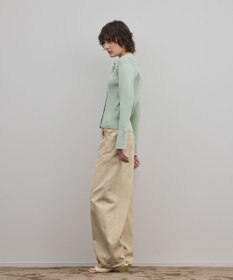 GRACE CONTINENTAL リブシャツニットトップ