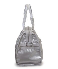 LeSportsac DELUXE MED WEEKENDER MH/ロゴジャガードシルバースナイデル