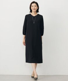 J.PRESS LADIES 【洗える・吸水速乾・接触冷感・セットアップ対応】Light ジョーゼット ワンピース