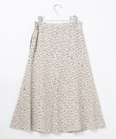 自由区 【洗える】スモールペタルプリント マーメイドスカート