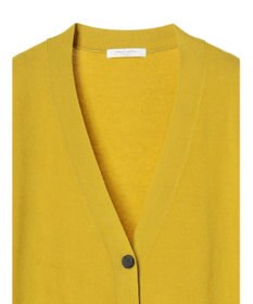 Green Parks もちやわ　Ｖネックミディ丈ニットカーディガン